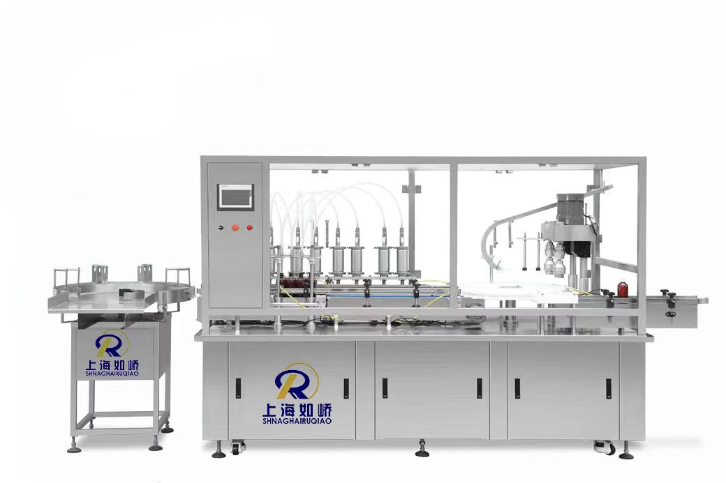 供瓶，8泵灌裝旋蓋機(jī)